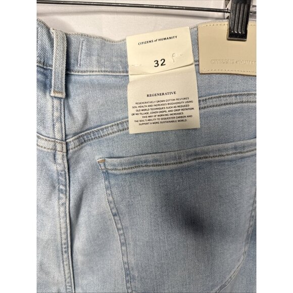 CITIZENS OF HUMANITY Lyra High Rise Wide Leg Crop Jeans Womens Size 32 New NWT - Picture 11 of 14